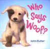 Who says woof?