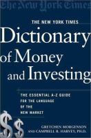Dictionary of Money and Investing